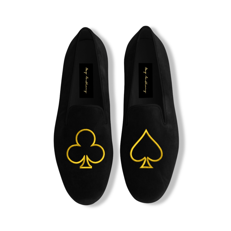 A Pair of Club Ace Loafers in Black by May Anthony