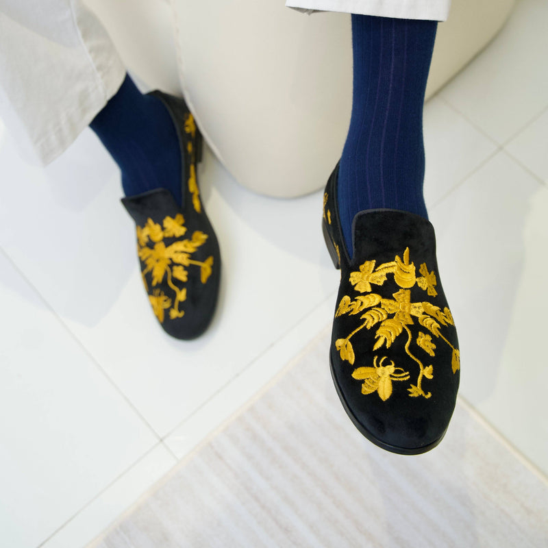 A Pair of Balogun - Black Loafers in by May Anthony