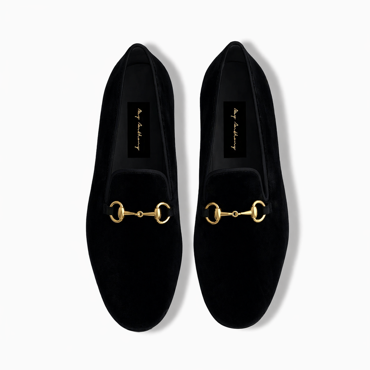 Edward Velvet Loafers | Horsebit Slippers by May Anthony display picture 2