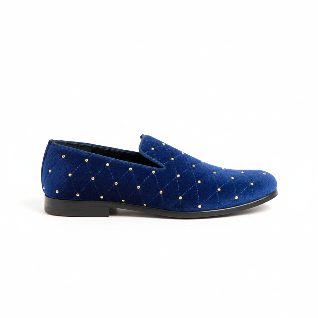A Pair of Henry Loafers in Blue by May Anthony