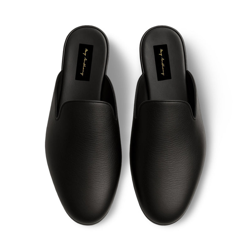 A Pair of Plain Jane Leather Mules Loafers in by May Anthony