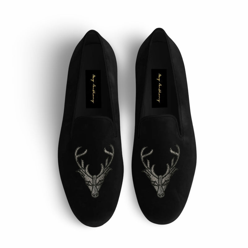 A Pair of Shadow Stag Loafers in by May Anthony