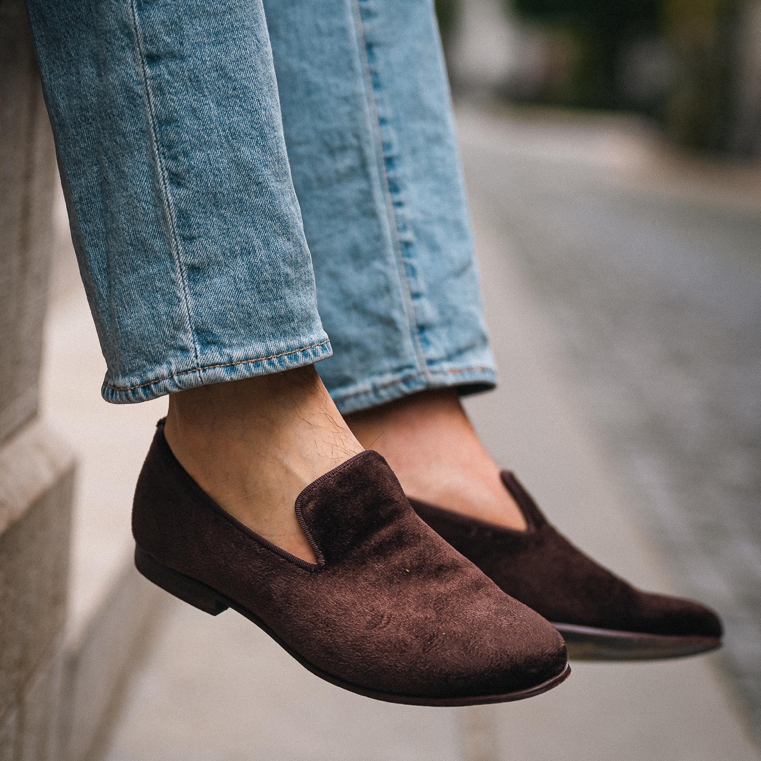 A Pair of Plain Jane Loafers in Brown by May Anthony