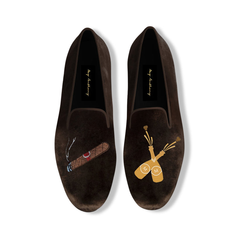 A Pair of Opulence Loafers in Brown by May Anthony