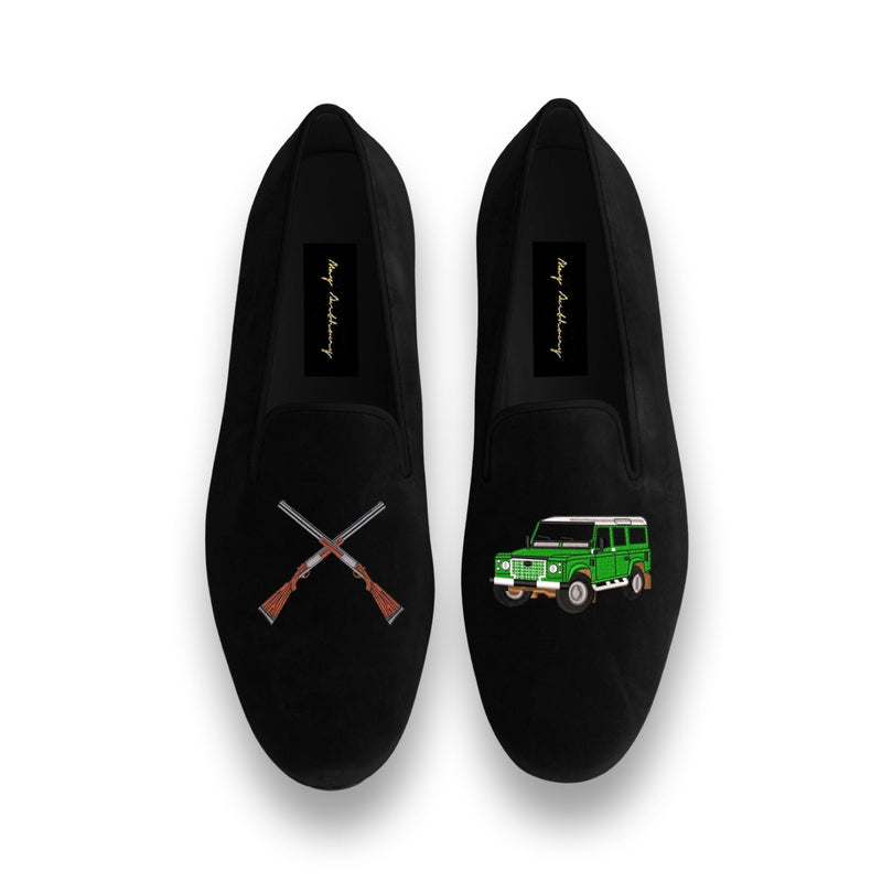 A Pair of Rifle Defender Loafers in Black by May Anthony