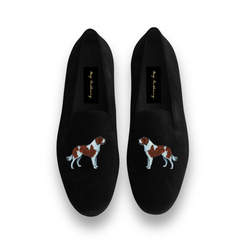 A Pair of St. Bernard Loafers in Black by May Anthony