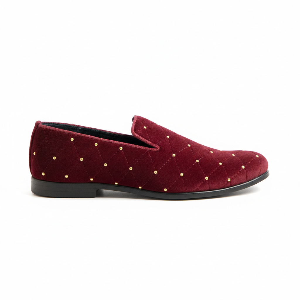 A Pair of Henry Loafers in Maroon by May Anthony