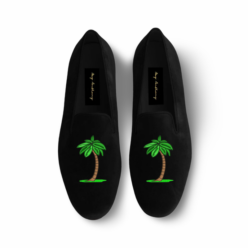 A Pair of Palmae Loafers in Black by May Anthony