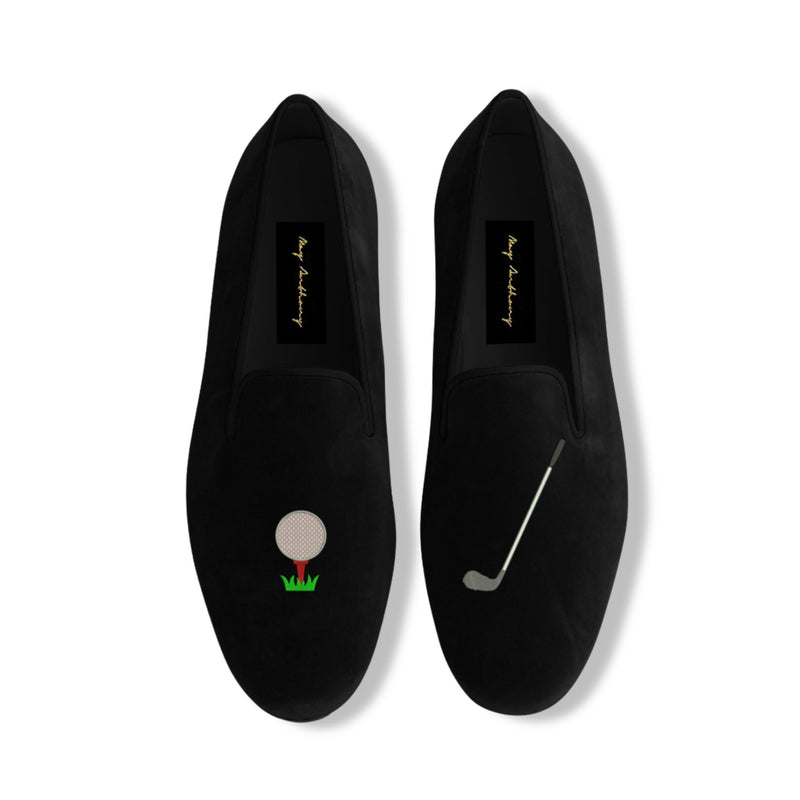 A Pair of Eighteen Loafers in Black by May Anthony